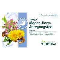 SIDROGA Magen-Darm-Anregungstee Filterbeutel - 20X2.0g - Verdauungsförderung