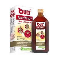 BUER LECITHIN Plus Vitamine flüssig - 500ml - Vitamin B12
