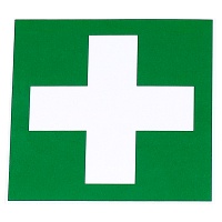 GRÜNES KREUZ Aufkleber Verbandkasten - 1Stk