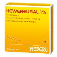 HEWENEURAL 1% Injektionslösung Ampullen - 10X2ml - Lokalanästhetika