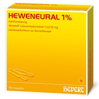 HEWENEURAL 1% Injektionslösung Ampullen - 100X2ml - Lokalanästhetika