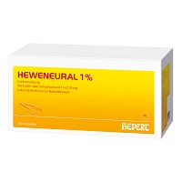 HEWENEURAL 1% Injektionslösung Ampullen - 100X2ml - Lokalanästhetika