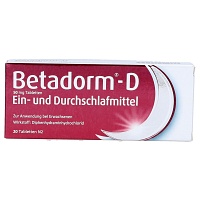 BETADORM D Tabletten - 20Stk - Unruhe & Schlafstörungen