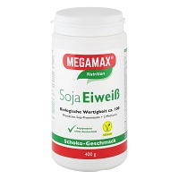 MEGAMAX Soja Eiweiß Schoko Pulver - 400g - Vegan
