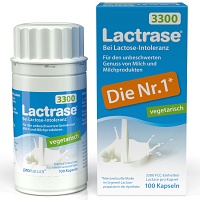 LACTRASE vegetarisch 3.300 Kapseln - 100Stk - Lactoseintoleranz