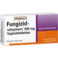 FUNGIZID-ratiopharm 200 mg Vaginaltabletten - 3Stk - Haut - & Nagelpilz