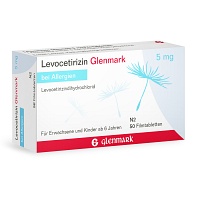 LEVOCETIRIZIN Glenmark 5 mg Filmtabletten - 50Stk