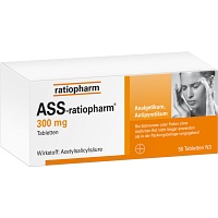 ASS-ratiopharm 300 mg Tabletten - 50Stk - Blutverdünnung