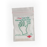 HANDSCHUHE Einmal Anti Aids - 2Stk