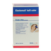 ELASTOMULL haft color 8 cmx4 m Fixierb.blau - 1Stk