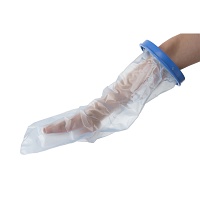 DUSCHSCHUTZ für Erwachsene Bein kurz 59 cm - 1Stk