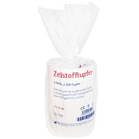 ROGG ZELLSTOFF Tupfer 4x5 cm - 2X500Stk