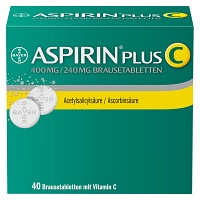 ASPIRIN plus C Brausetabletten - 40Stk - Kopfschmerzen & Migräne