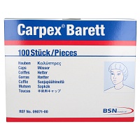 CARPEX Barett Einmal OP-Haube - 100Stk
