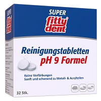 FITTYDENT super Reinigungstabletten - 32Stk - Vegan