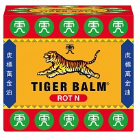 TIGER BALM rot N - 19.4g - Gelenk-, Kreuz- & Rückenschmerzen, Sportverletzungen