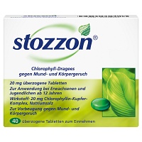 STOZZON Chlorophyll überzogene Tabletten - 40Stk