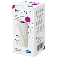 PEHA-HAFT Fixierbinde latexfrei 10 cmx4 m - 1Stk - Tape & Fixierverbände