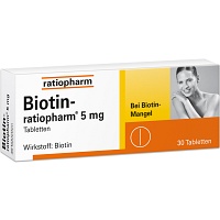 BIOTIN-RATIOPHARM 5 mg Tabletten - 30Stk - Vitamine & Mineralstoffe