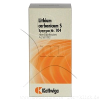 SYNERGON KOMPLEX 104 Lithium carbonicum S Tabl. - 100Stk