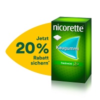 NICORETTE Kaugummi 2 mg freshmint - 105Stk - Raucherentwöhnung