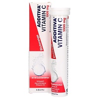 ADDITIVA Vitamin C Blutorange Brausetabletten - 20Stk - Abwehrstärkung