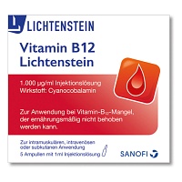 VITAMIN B12 1.000 µg Lichtenstein Ampullen - 5X1ml - Vitamin B12