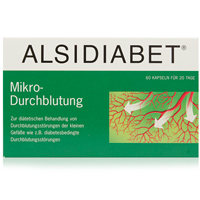ALSIDIABET Diabetiker Mikro Durchblutung Kapseln - 60Stk - Diabetikernahrungsergänzung