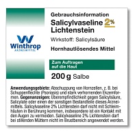 SALICYLSÄUREVASELINE Lichtenstein 2% - 200g