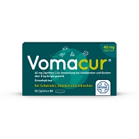 VOMACUR 40 Suppositorien - 10Stk - Übelkeit & Schwindel