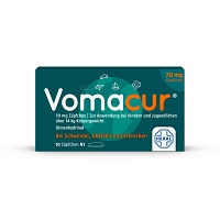 VOMACUR 70 Suppositorien - 10Stk - Übelkeit & Schwindel