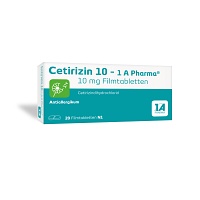 CETIRIZIN 10-1A Pharma Filmtabletten - 20Stk - Allergie