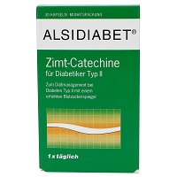 ALSIDIABET Zimt-Catechine f.Diab.Typ II 1xtägl.Kps - 30Stk - Diabetikernahrungsergänzung