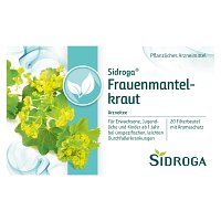 SIDROGA Frauenmantelkraut Tee Filterbeutel - 20X1.0g - Magen, Darm & Leber
