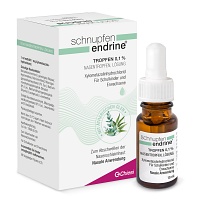 SCHNUPFEN ENDRINE 0,1% Nasentropfen - 10ml - Erkältung