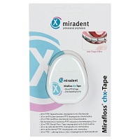 MIRADENT Zahnseide Mirafloss Tape CHX 20 m - 1Stk - Interdentalreinigung