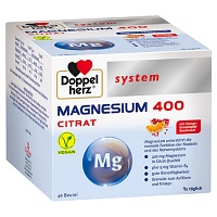 DOPPELHERZ Magnesium 400 Citrat system Granulat - 40Stk - Spar-Abo