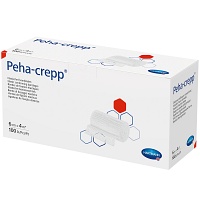 PEHA CREPP Fixierbinde 6 cmx4 m comp.verp. - 100Stk