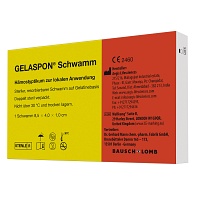 GELASPON Schwamm 1x4x8,5 cm Gelatineschwamm - 1Stk
