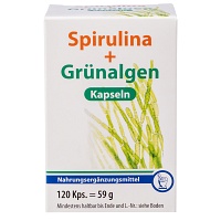 SPIRULINA+GRÜNALGEN Kapseln - 120Stk