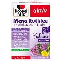 DOPPELHERZ Meno Rotklee+Nachtkerzenöl+Biotin Kaps. - 30Stk - Für Sie