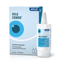 HYLO-COMOD Augentropfen - 2X10ml - Trockene Augen