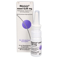 RHINIVICT nasal 0,05 mg Nasendosierspray - 10ml - Nasenpräparate