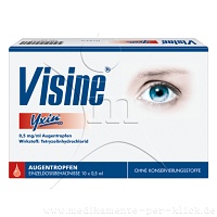 VISINE Yxin ED Einzeldosispipetten - 10X0.5ml - Trockene Augen