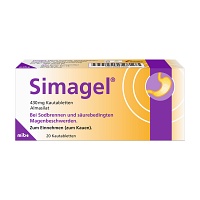 SIMAGEL Kautabletten - 20Stk - Entgiften-Entschlacken-Entsäuern