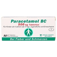 PARACETAMOL BC 500 mg Tabletten - 10Stk - Grippe & Fieber