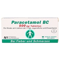 PARACETAMOL BC 500 mg Tabletten - 10Stk - Grippe & Fieber