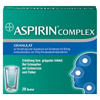 ASPIRIN COMPLEX Btl.m.Gran.z.Herst.e.Susp.z.Einn. - 20Stk - Erkältung