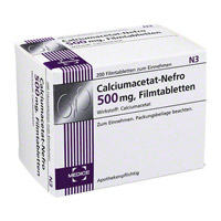 CALCIUMACETAT NEFRO 500 mg Filmtabletten - 200Stk - Niere & Blase