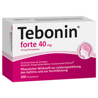 TEBONIN forte 40 mg Filmtabletten - 200Stk - Stärkung für das Gedächtnis